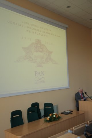 40-lecie Oddziału PAN we Wrocławiu