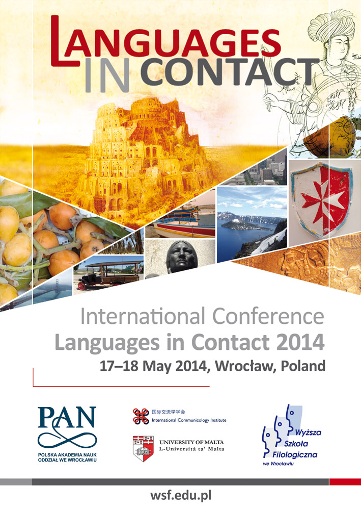 plakat Languages in Contact 2014